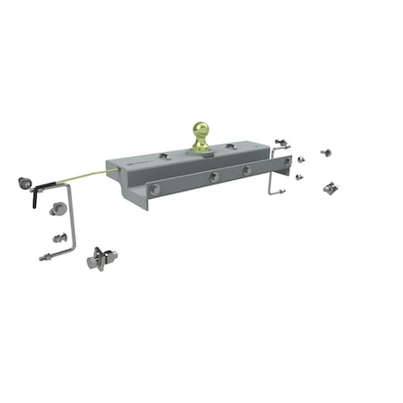 B&W Towing Turnoverball Gooseneck, Center assembly kit for Chevrolet and GMC trucks. Bolt-on Application GNRC962